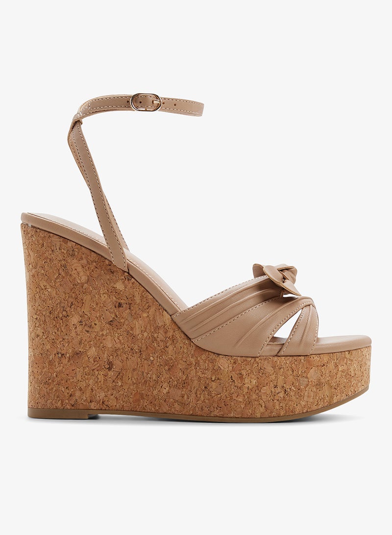 ALDO Tainah Ankle Strap High Heel Wedge Sandals - Image 1